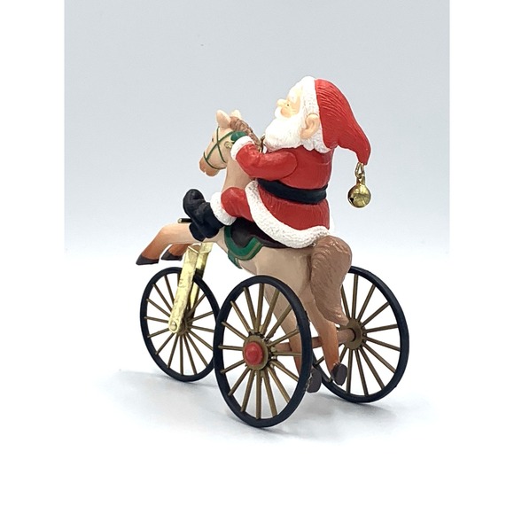 1988 'The Wonderful Santacycle' Hallmark Keepsake Vintage Ornament Original Box - Picture 4 of 6